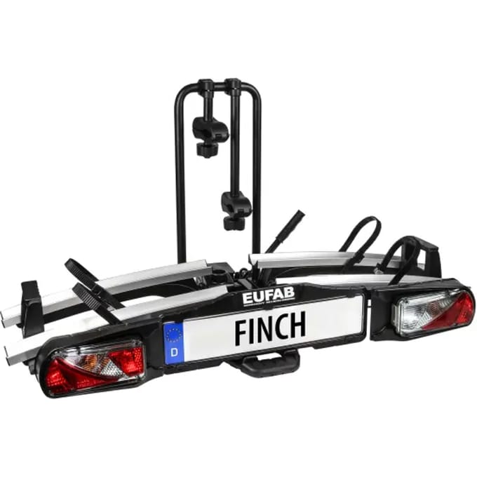 2-fiets opvouwbare fietsendrager met kantelkoppeling Eufab Finch Vae / Ebike