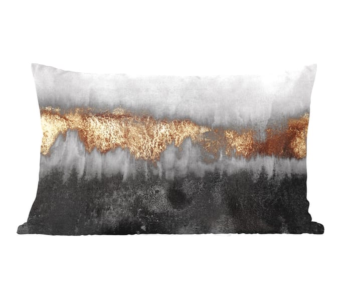 Sierkussens - Kussentjes Woonkamer - 60x40 cm - Gold - Chic - Abstract