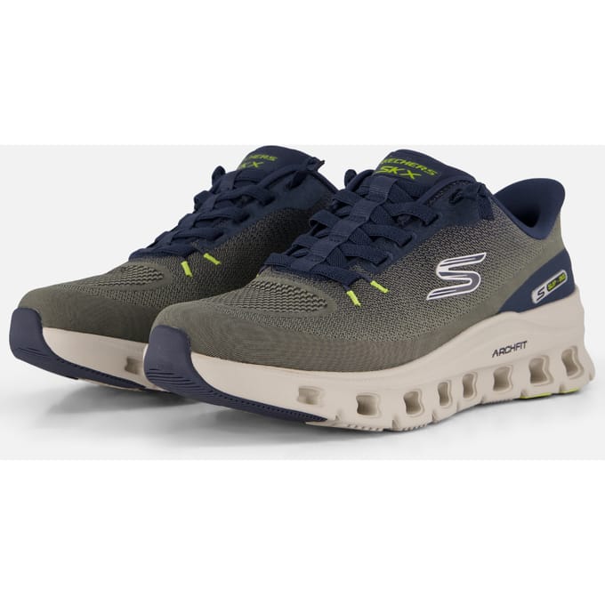 Skechers Slip-ins Arch fit glide step blauw - Maat 46