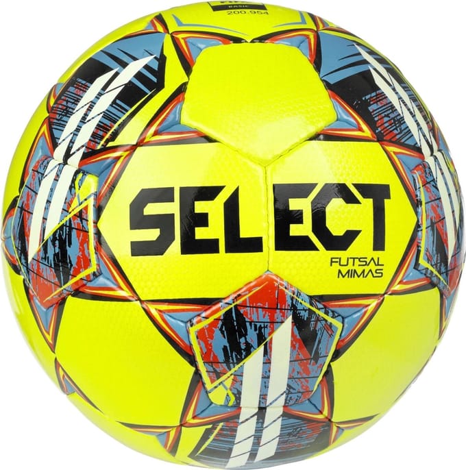 Select Futsal Mimas V22 Voetbal - Blauw / Fluogeel | Maat: SZ. FUTSAL