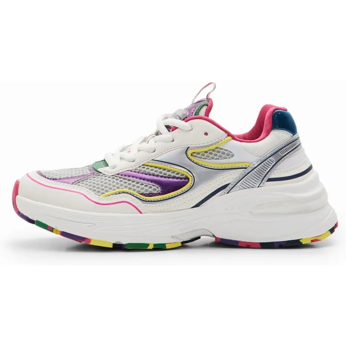 Moon Multicolor lage sneakers met veters