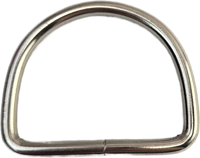 BamBella ® - D ring - Groot - 60mm X 52mm Metaal verbinding stuk