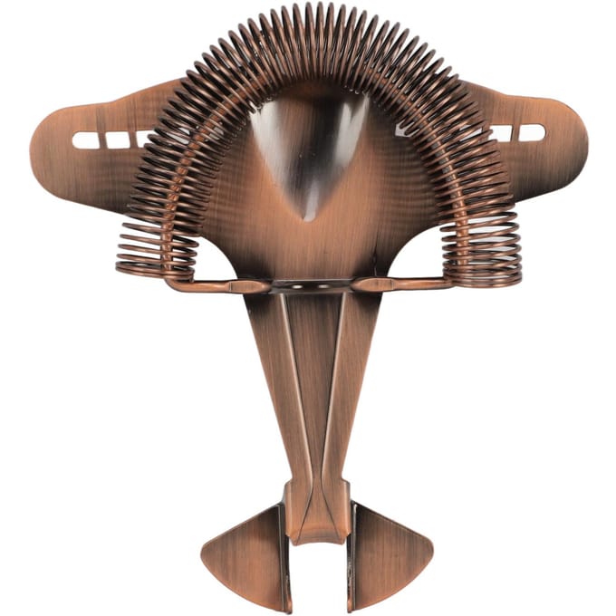 Cocktailzeef Vliegtuig RVS Barzeef voor Thuisbar Professionele Barkeepers Dark Copper Plating black