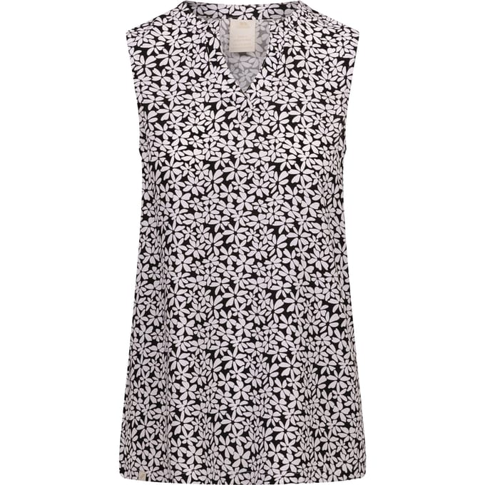 Trespass Dames/Dames Kaylyn Bedrukt Vest Top (Zwart)