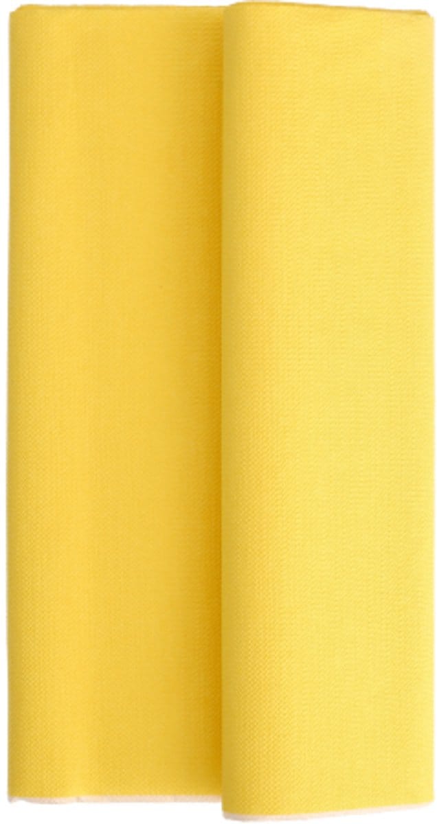 10x Tafelkleed Tissue ROYAL Collection 120 cm x 180 cm geel
