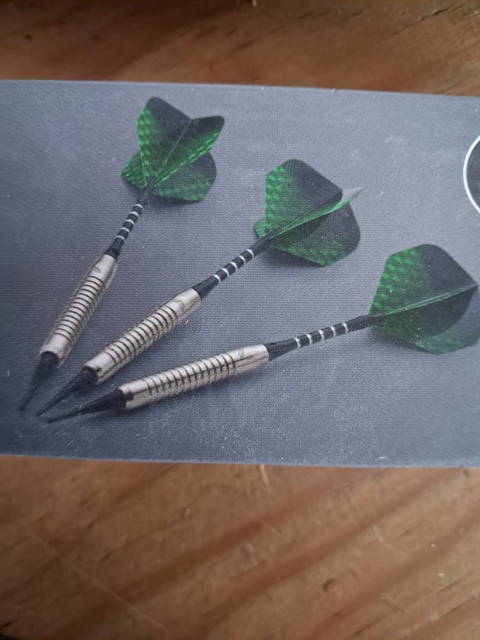 Crivit Dartpijlen soft set - Basic - 3 delig - 18 gram - 16cm