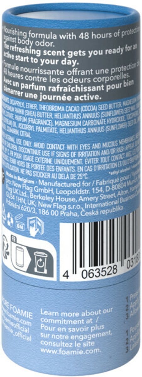 Foamie Deodorant Stick Refresh - 6 x 40 gr - Voordeelverpakking