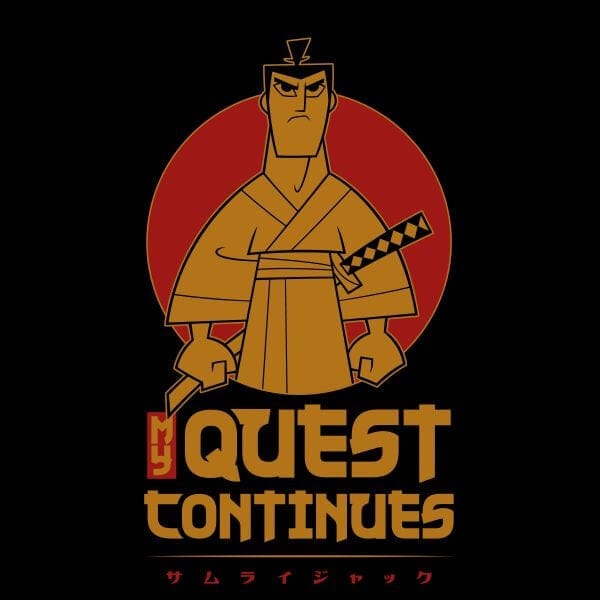 Samurai Jack My Quest Continues Women's T-Shirt - Black - 3XL