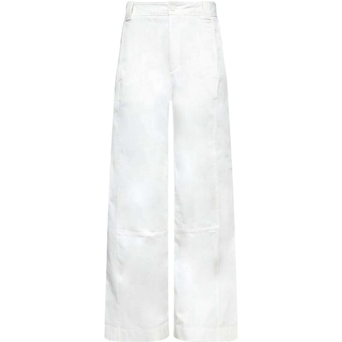 Lacoste Dames/Dames Gabardine Broek (Crème)