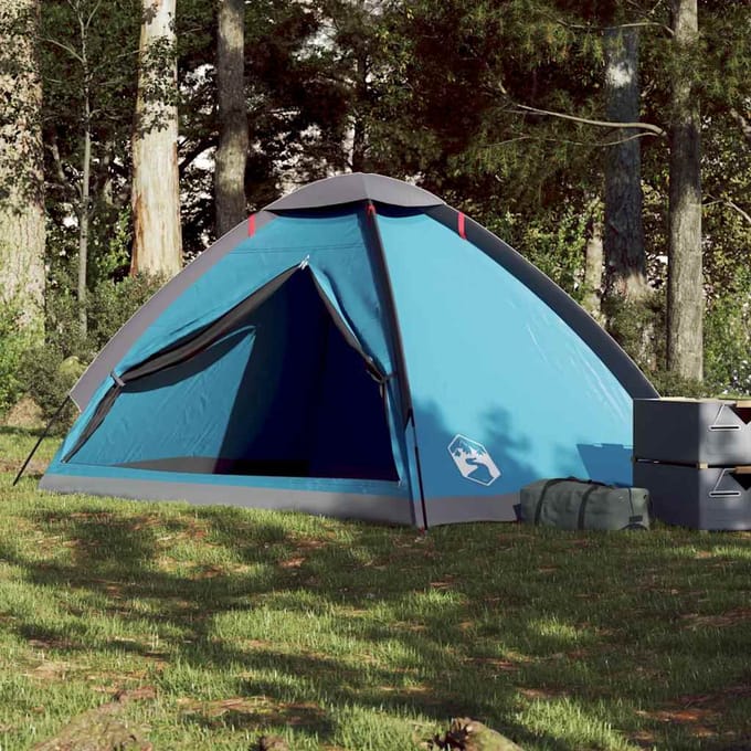 Vidaxl Kampeertent, Koepeltent, 4-Pers., Blauw, Waterdicht