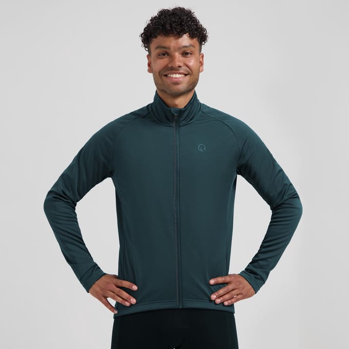 Rogelli Essential II Heren Fietsjack Winter - Winddicht - Blauw