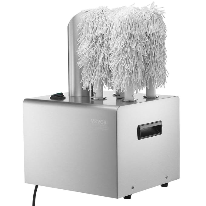 Wijnglas Polijstmachine 5-Borstel Polijstmachine 330 Glazen/U voor Bar Restaurant