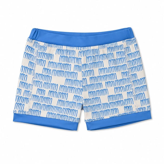 Ducksday - zwembroek - UV - manta - blauw - 5-6jaar - 110/116 - valt klein