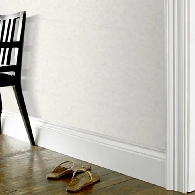 Sencys Vinylbehang Overschilderbaar 10+3m Gratis - Wit - 13m X 52cm
