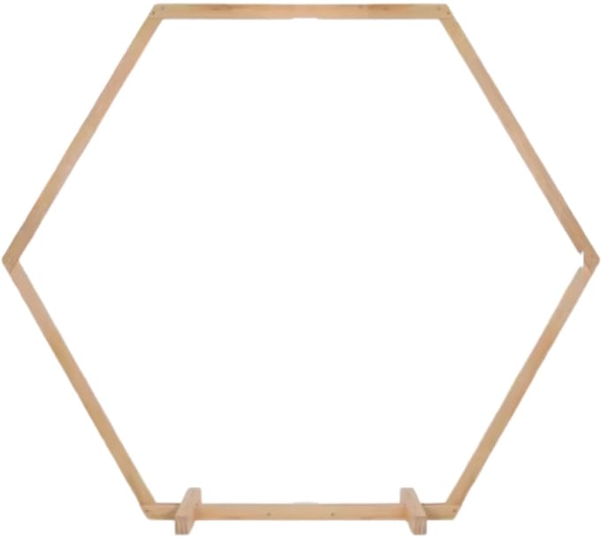 Zeshoekige rozenboog - Voor Bruiloften, ceremonies en feestdecoratie - Decoratie - Backdrop frame - Versiering accessoires - 230cm