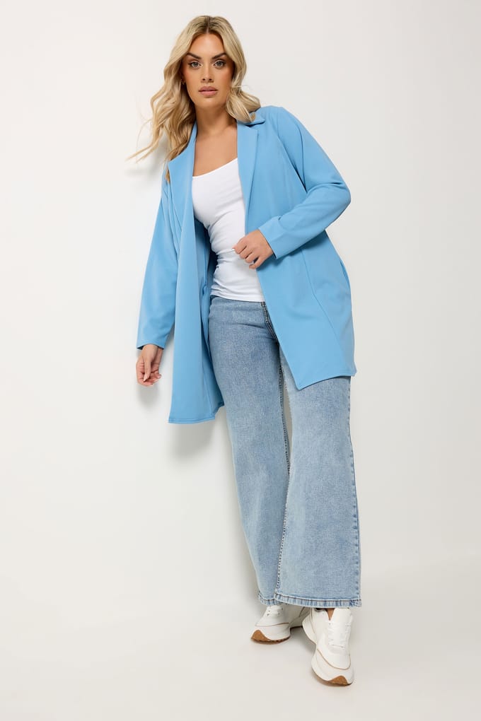 Yours Blauwe Blazer Van Scubastof Size 46