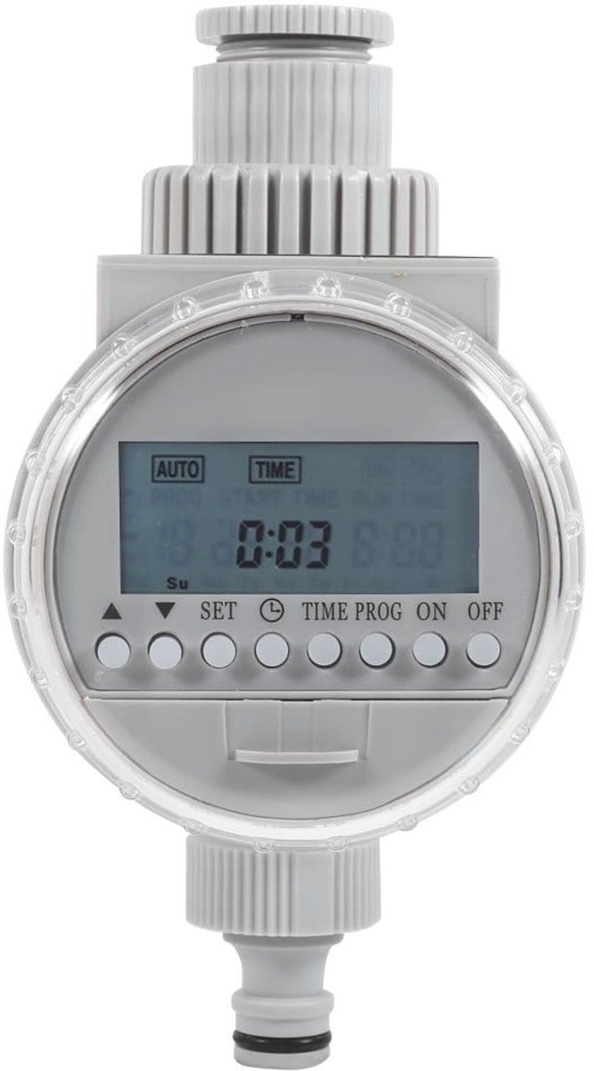 Zerodis Automatische Irrigatieklok - Zonne-energie Timer voor Tuin met LCD Display