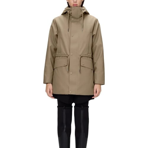 RAINS NOME SHORT W PARKA W3T3 Beige S EU