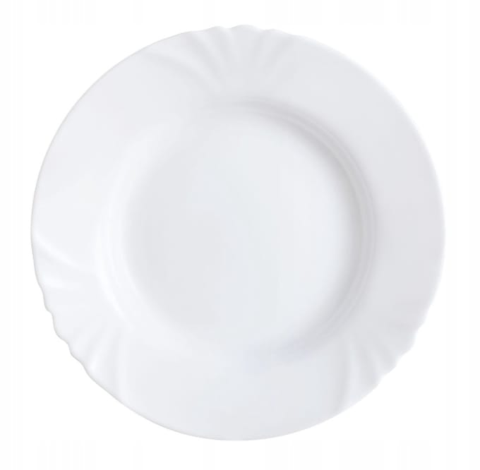 Luminarc Cadix Diepbord 22,5 cm Wit - Gehard Glas