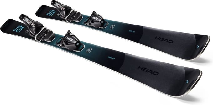 HEAD - super joy + protector slr 11 gw - Ski dames - Zwart-Blauw