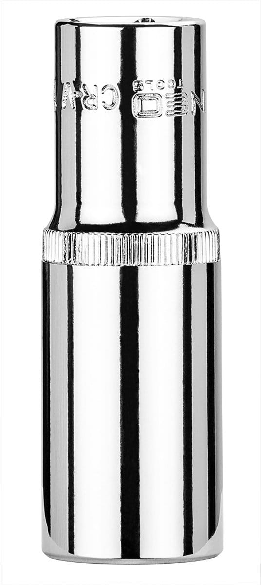 NEO Superlock Serie - Lange Zeskantdop 1/2" - 19 mm - Chroom-Vanadiumstaal