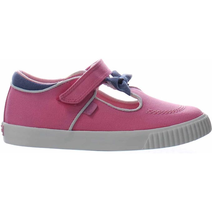 Kickers Tovni T-Bow Bumper Kinderen Roze Plimsolls