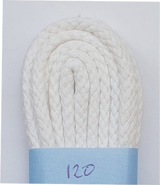 Gala Veter - Wit - Rond - Koord Veters - Lengte 120 cm - Dikte 3,5 mm - Schoenveter