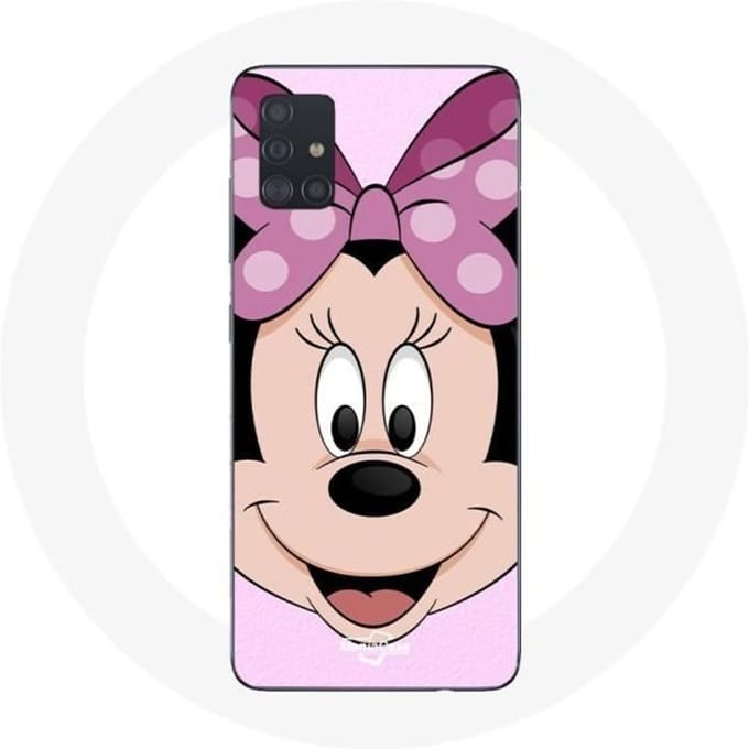 Coque Samsung Galaxy A51 Minnie Mouse Dessin animé rose