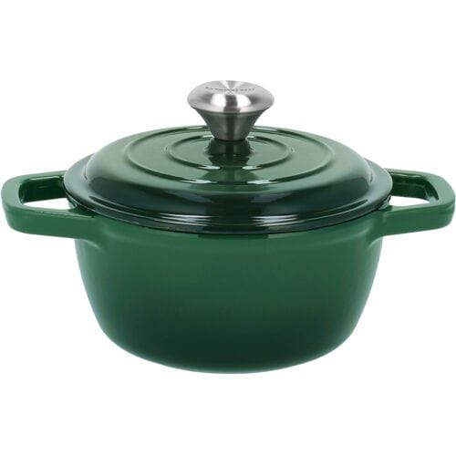 SILVERCREST Gietijzeren pan, Ø16 cm (Groen)
