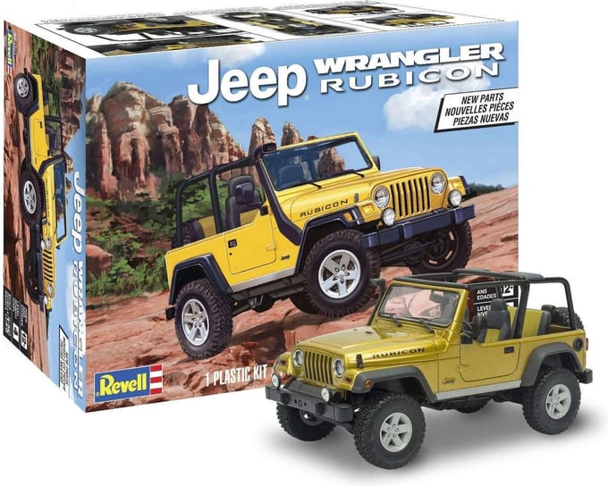 Revell Modelbouwpakket Auto - 14501 Jeep Wrangler Rubicon - Special Release Edition! Plastic - 1:25 - Modelbouw