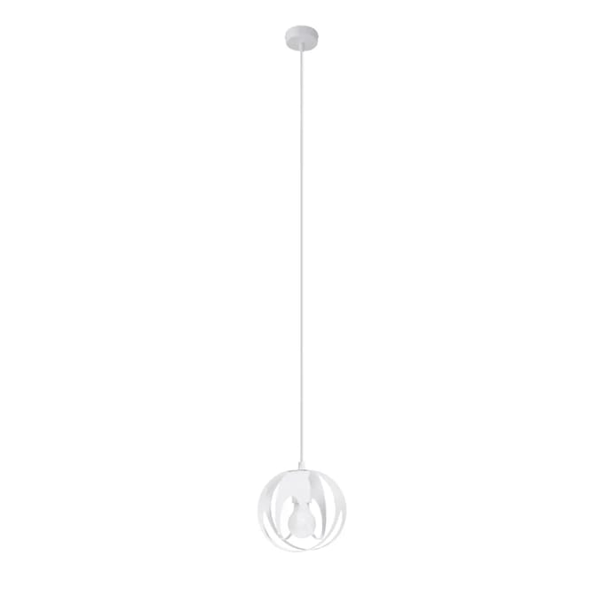 Sollux Lighting Hanglamp Tulos - E27 - wit - staal - 125x16x16cm
