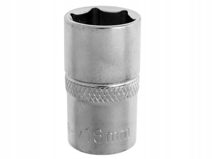 Dop 1/2" 16mm Zeskant - Krachtdoppen