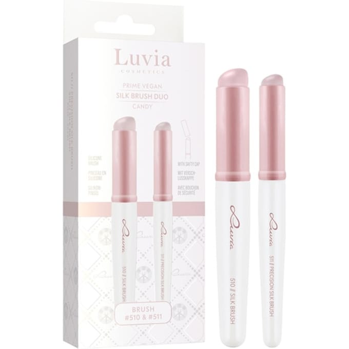 Luvia Cosmetics Face brush Silk Brush Duo Kwastensets Dames