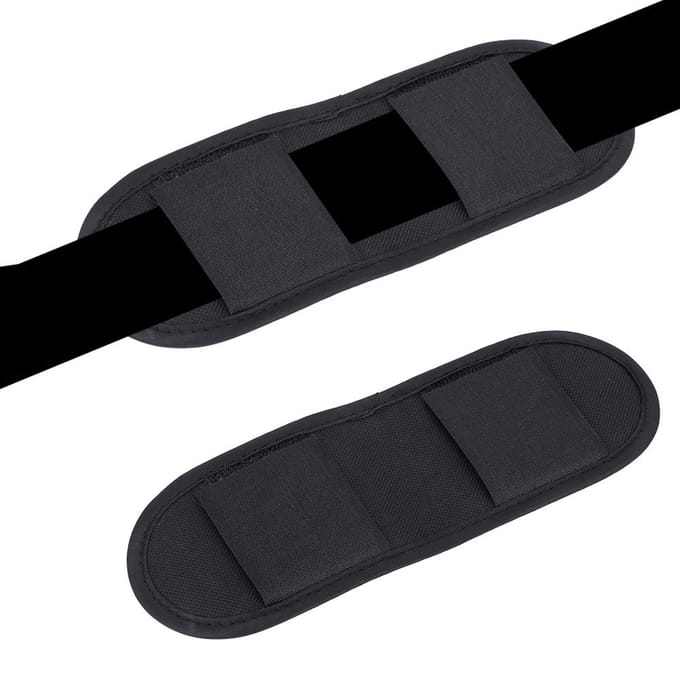 Gitaarband schouderkussen antislip katoen voor diverse tassen Muziekinstrumentaccessoires black