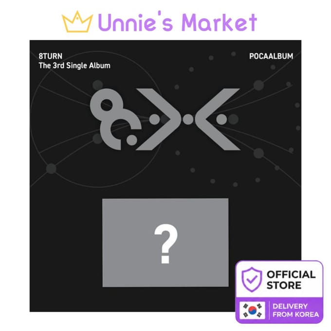 8TURN [8.X] POCAALBUM / Het 3e Single Album + Gratis Cadeau POCA ver. (CD X) gray