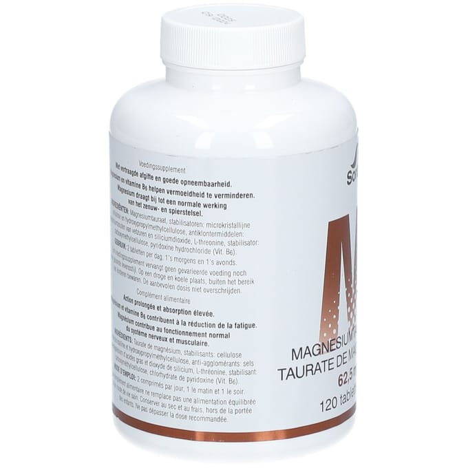 Soria Natural® Magnesiumtauraat + Vitamine B6 120 Tabletten