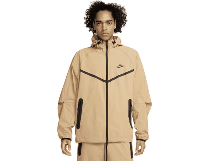 Nike Tech Woven Full-zip Khaki Jacket