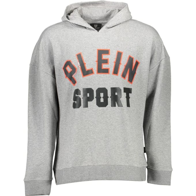 Plein Sport Grigio Katoenen Heren Sweatshirt