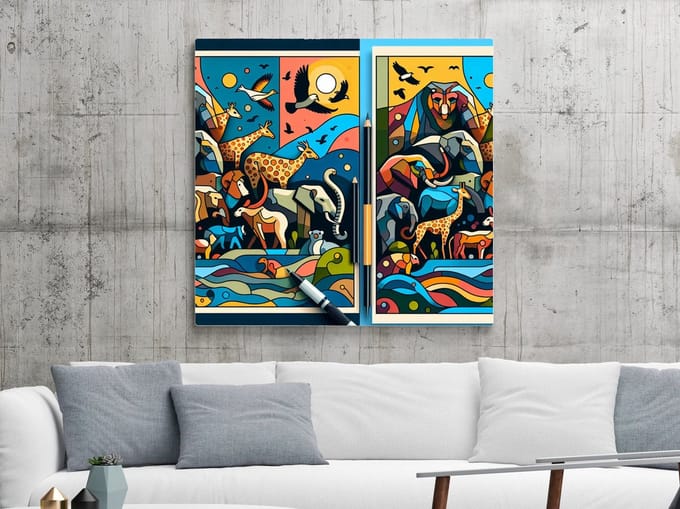 Kunstprint | Wanddecoratie | Canvas | 60 × 60 cm