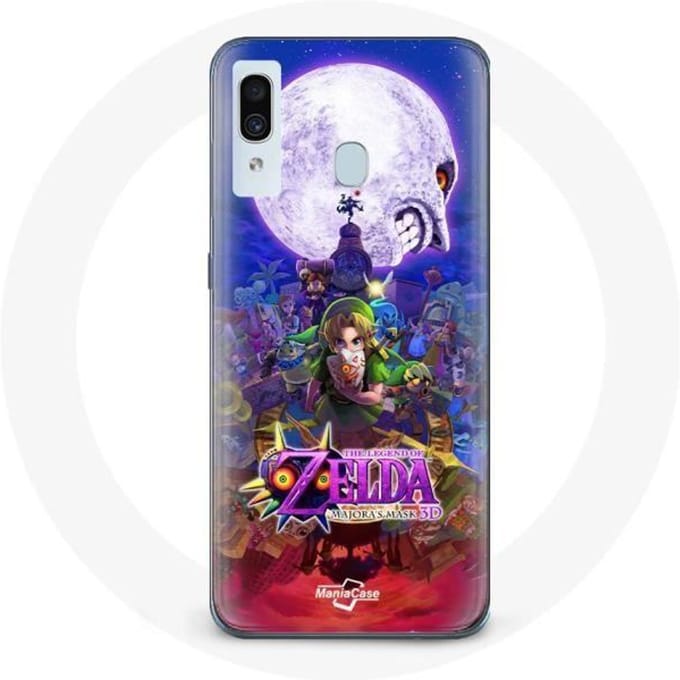 Coque pour Samsung Galaxy A20 La légende du Masque de Majora Zelda Jeux Vidéo