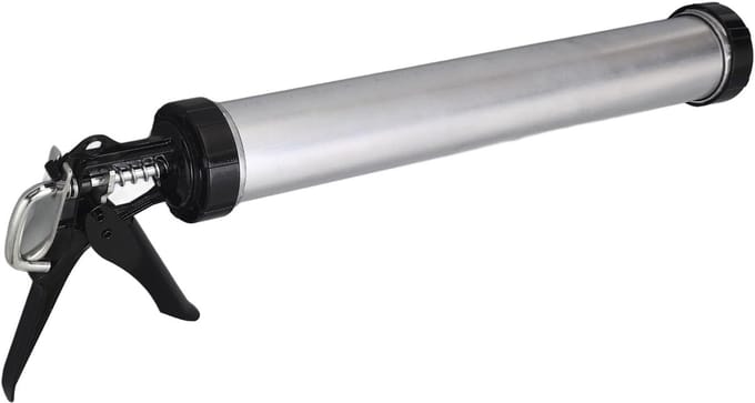 Aluminium Kitpistool - Kit Applicator - Projecten Afwerken - Duurzaam Aluminium Ontwerp - 600 Ml Capaciteit