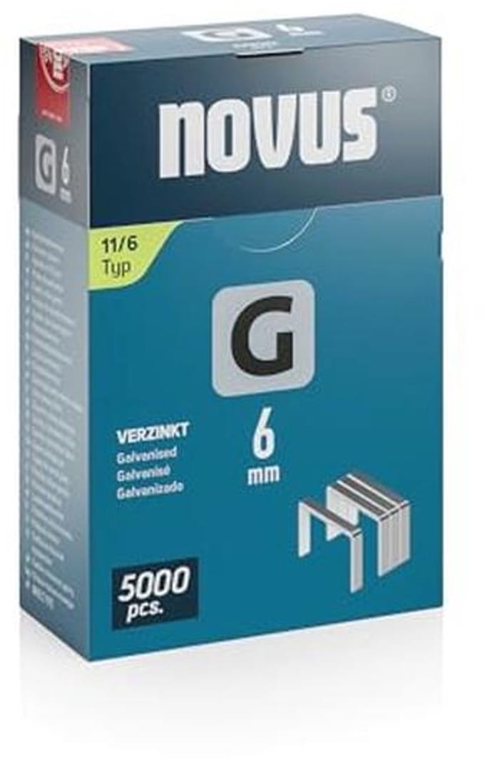 Flat Wire Clamp Type 11 voor Handtacker 6 mm - Grijs
