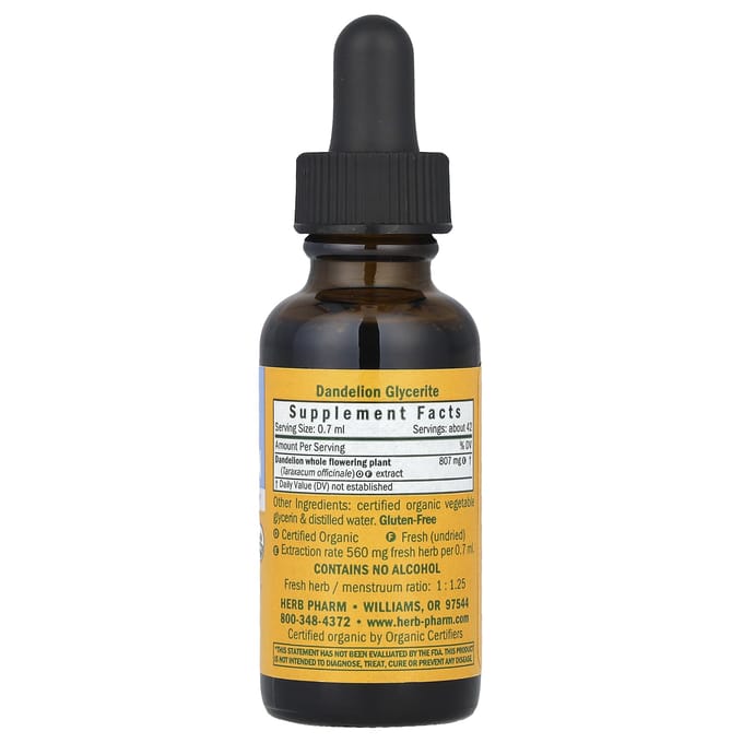 Paardenbloem, Alcoholvrij, 30 ml (1 fl oz)
