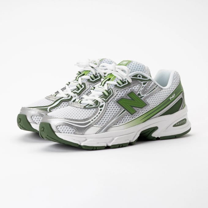 New Balance 740 - Sneakers - Unisex - White Alpine Green