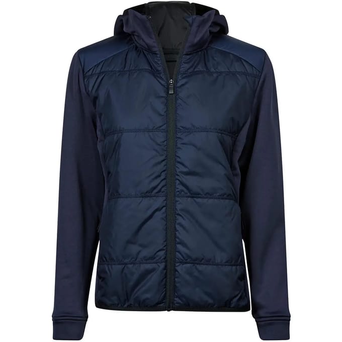 Tee Jays - Women´s Hybrid-Stretch Hooded Jacket - Navy - M