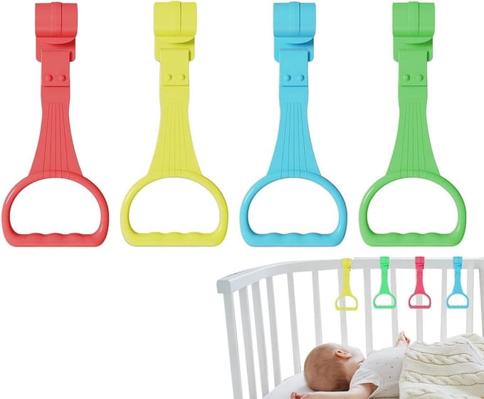 Baby Optrekringen - Wieg Leraar - Lopen Trainen - Veilig PVC Materiaal - 4 Stuks - Multicolor