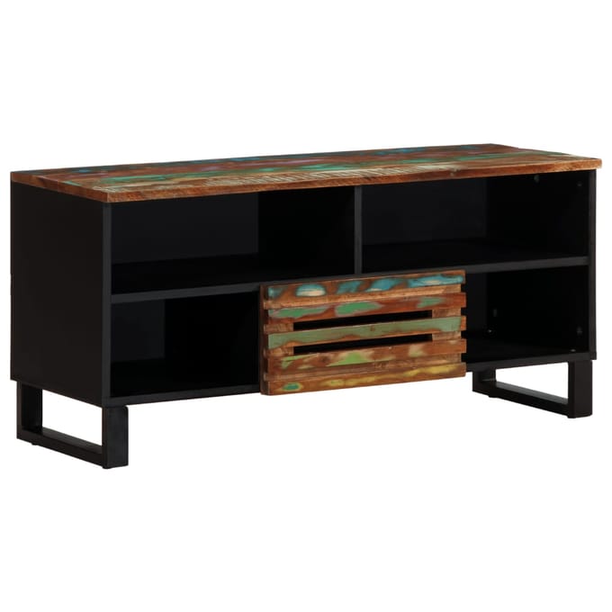 vidaXL - Tv-meubel - 100x34x46 - cm - massief - acaciahout