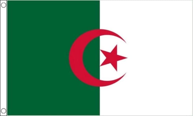 New Age Devi - Algerijnse vlag - 90 x 150 cm - Algerije