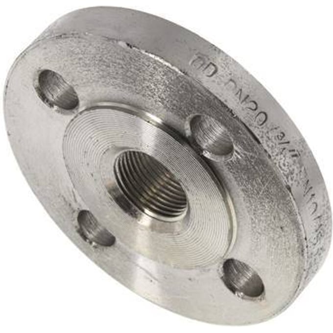 Draadflens DN20-PN16 Rp 3/4'' Verzinkt Staal DIN 2566