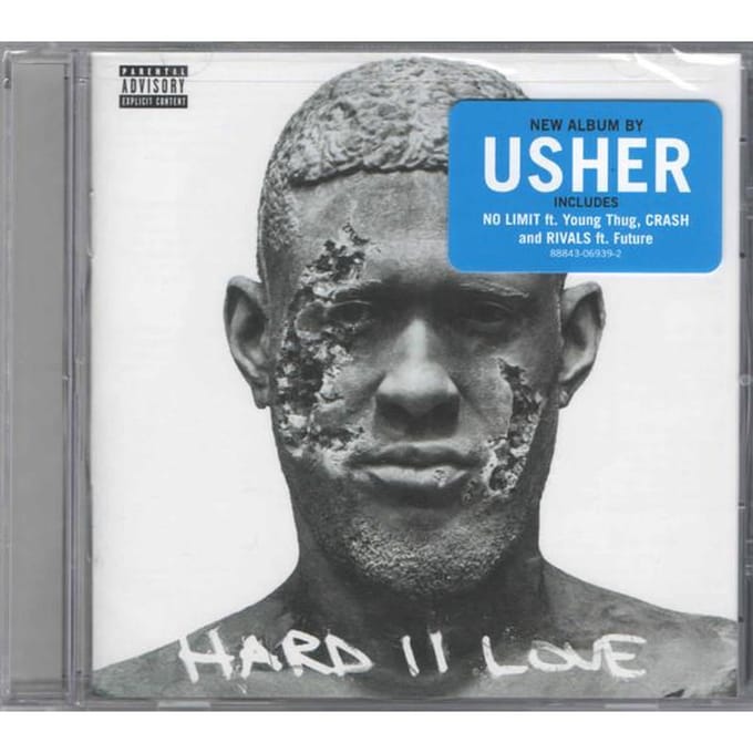 CD USHER - HARD II LOVE  88843069392 Coup D'Etat 2016 US Soul/Funk Gebruikt gray